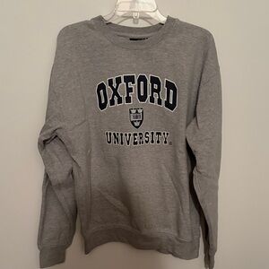 XL Grey Oxford University Sweatshirt